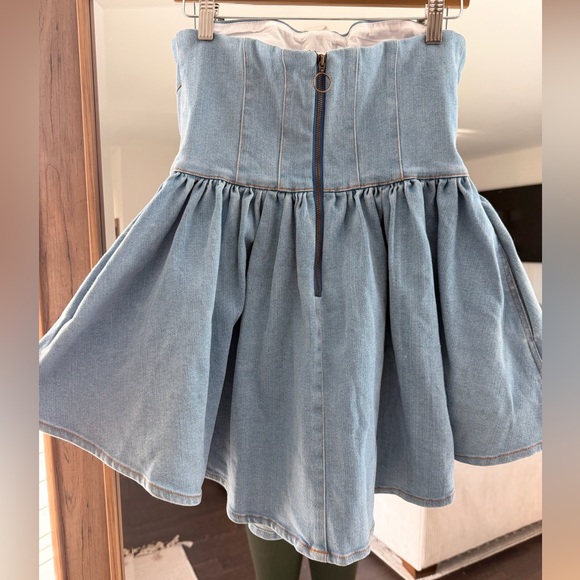 Lovers + Friends Hana Mini Denim Dress - Picture 6 of 8